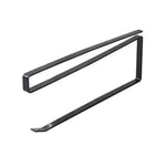 porte serviettes moderne acier inoxydable blanc noir motifs nourriture clips salle bain cuisine