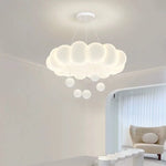 suspension moderne nuage étoiles blanc acrylique fer pc pvc certification ccc cqc ul vde