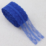 ruban dentelle filet brodé élégant décoration mariage couture tissu décoratif bordure artisanat