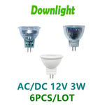 projecteur led 12v 3w blanc moderne rond lisse opaqué 3000k 4000k 6000k ac dc