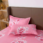 taies d'oreiller fleur bleu violet moderne non toxique polyester respectueux environnement