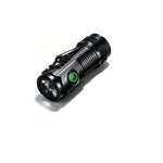 lampe torche rechargeable usb écran numérique zoom porte clés edc noir robuste moderne clips