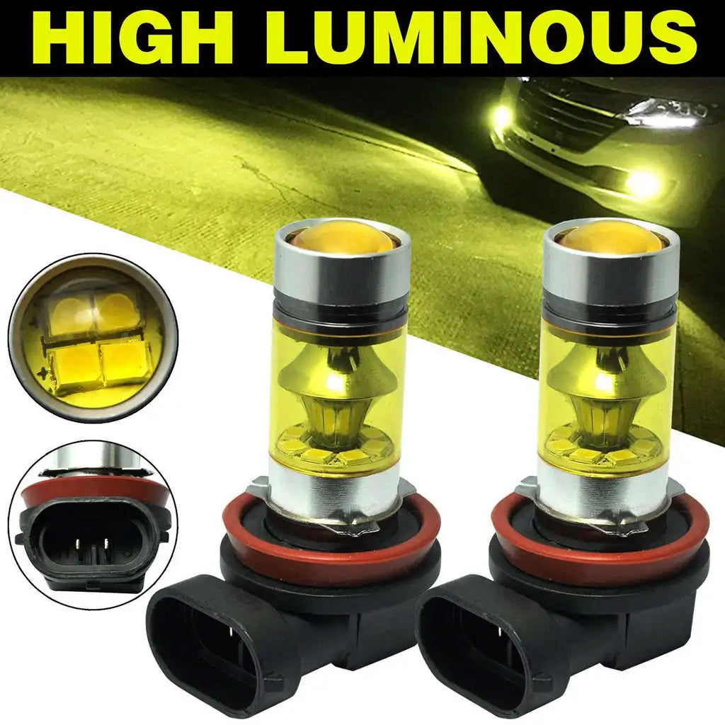 ampoules voiture led jaune doré rouge modernes 20watts haute puissance pièces