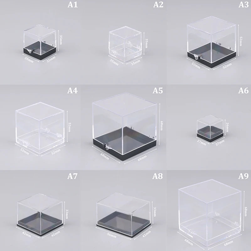 boîtes présentation transparentes modernes clips A1 A2 A3 A4 A5 A6 A7 A8 A9