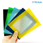 grilles cuisson silicone vert bleu jaune maille fine moderne adhésif 20cm rond 11x85cm