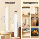 lampe led table rechargeable usb blanc grille moderne clip câble type