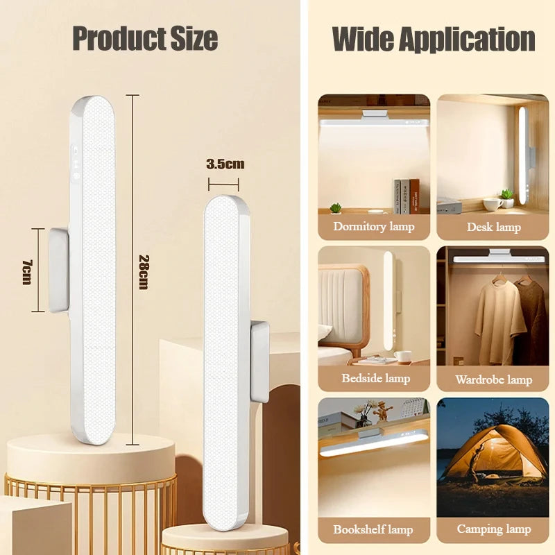 lampe led table rechargeable usb blanc grille moderne clip câble type