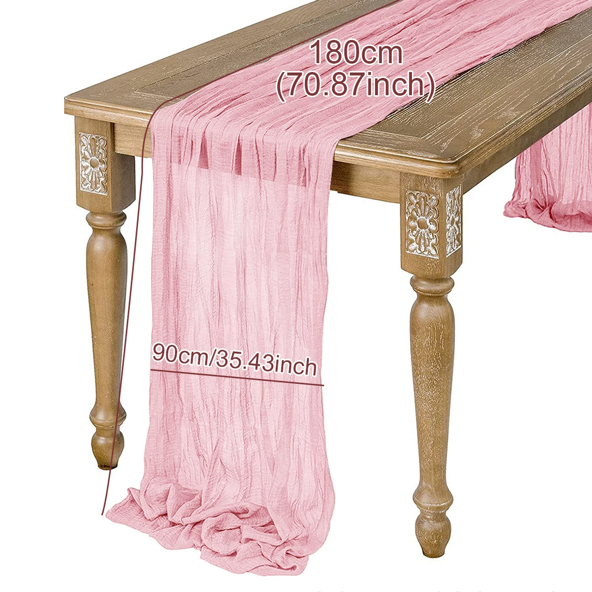 nappe decorative plissée semi transparente beige rose vert olive mariage nouvelle annee festive