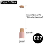 suspension lumineuse moderne blanc bleu orange rose jaune rayures verticales opaques gu10