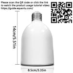haut parleur bluetooth led portable veilleuse sans fil musique moderne électronique télécommande inclusion aztan