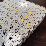 plaque led 17mm 24mm 31mm blanc moderne sans fil soude puissance câble led intégrée