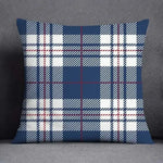 taies d'oreiller géométriques polyester bleu gris moderne maison 45x45cm non toxique respectueux environnement
