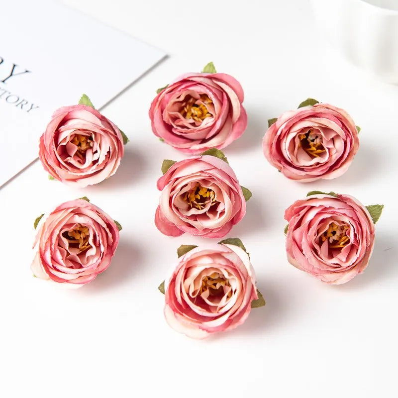 décoration intérieure fleurs artificielles roses délicates variées couleurs réaliste maison chambre table événements