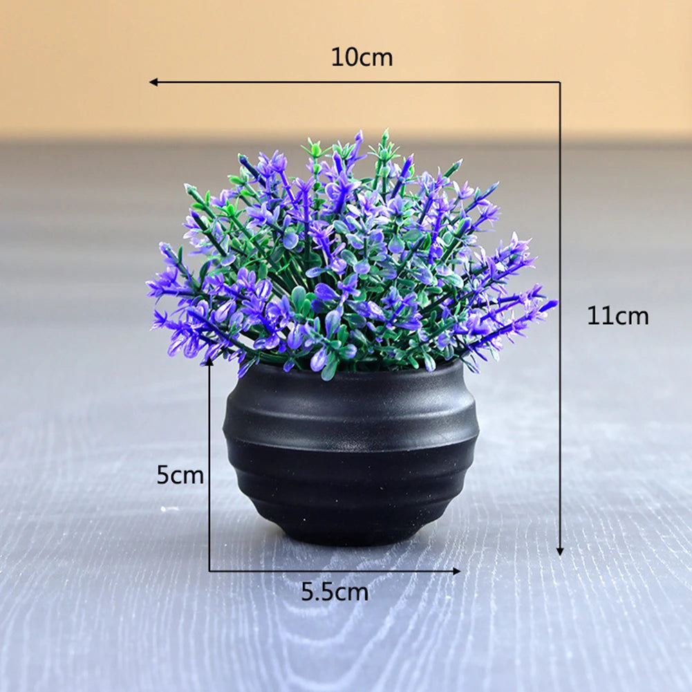 décoration intérieure moderne pot artificiels plante fleurs colorées noir blanc maison