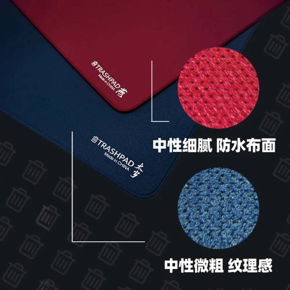 tapis souris rouge bleu texture fine moderne antidérapant absorption chocs sport gamer imperméable