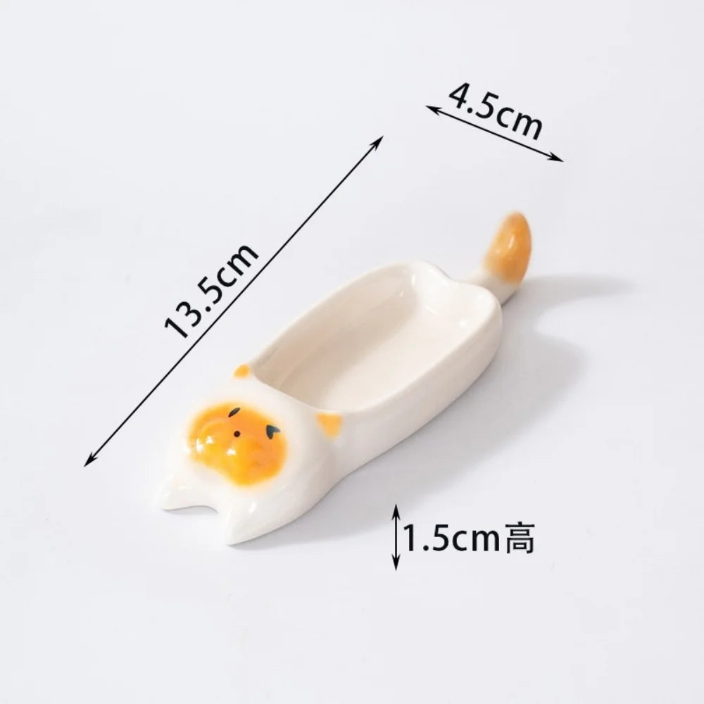 assiettes sushi blanc noir chats mignon cartoon fourchette cuillère chaussettes serviette