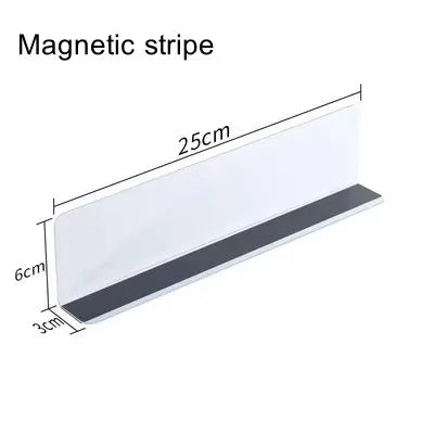 séparateurs rayonnage magnétiques transparents moderne aimants étagères cuisine réutilisables pvc pièces