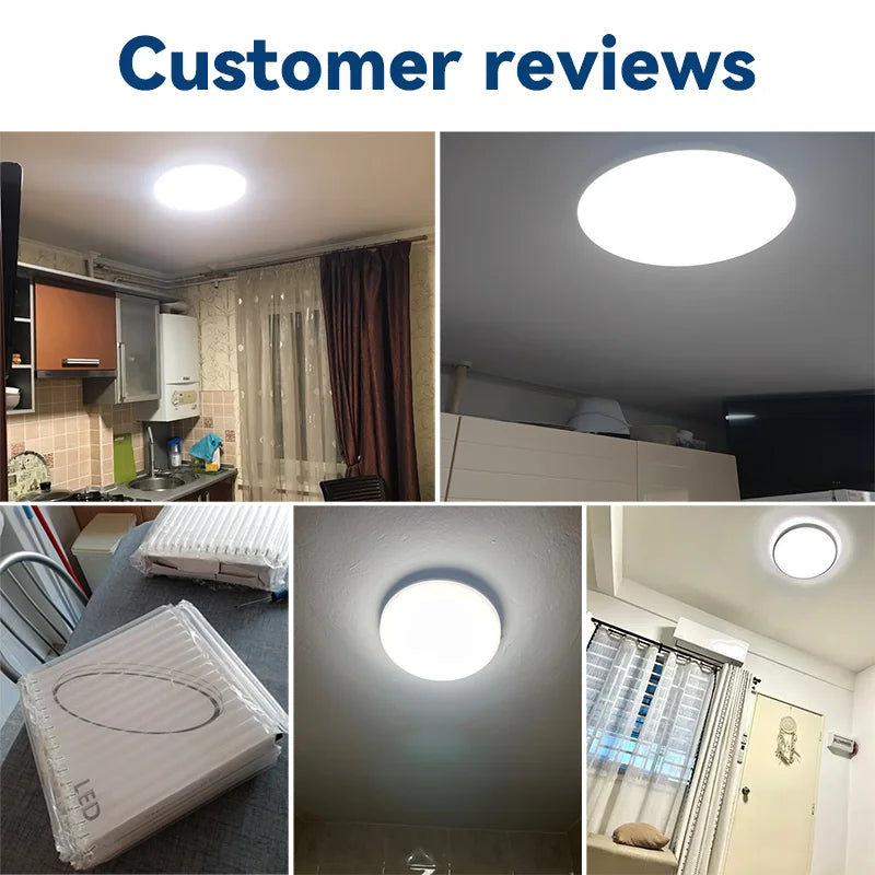 lampe led moderne télécommande 220v ip65 étanche noir blanc 37.5cm