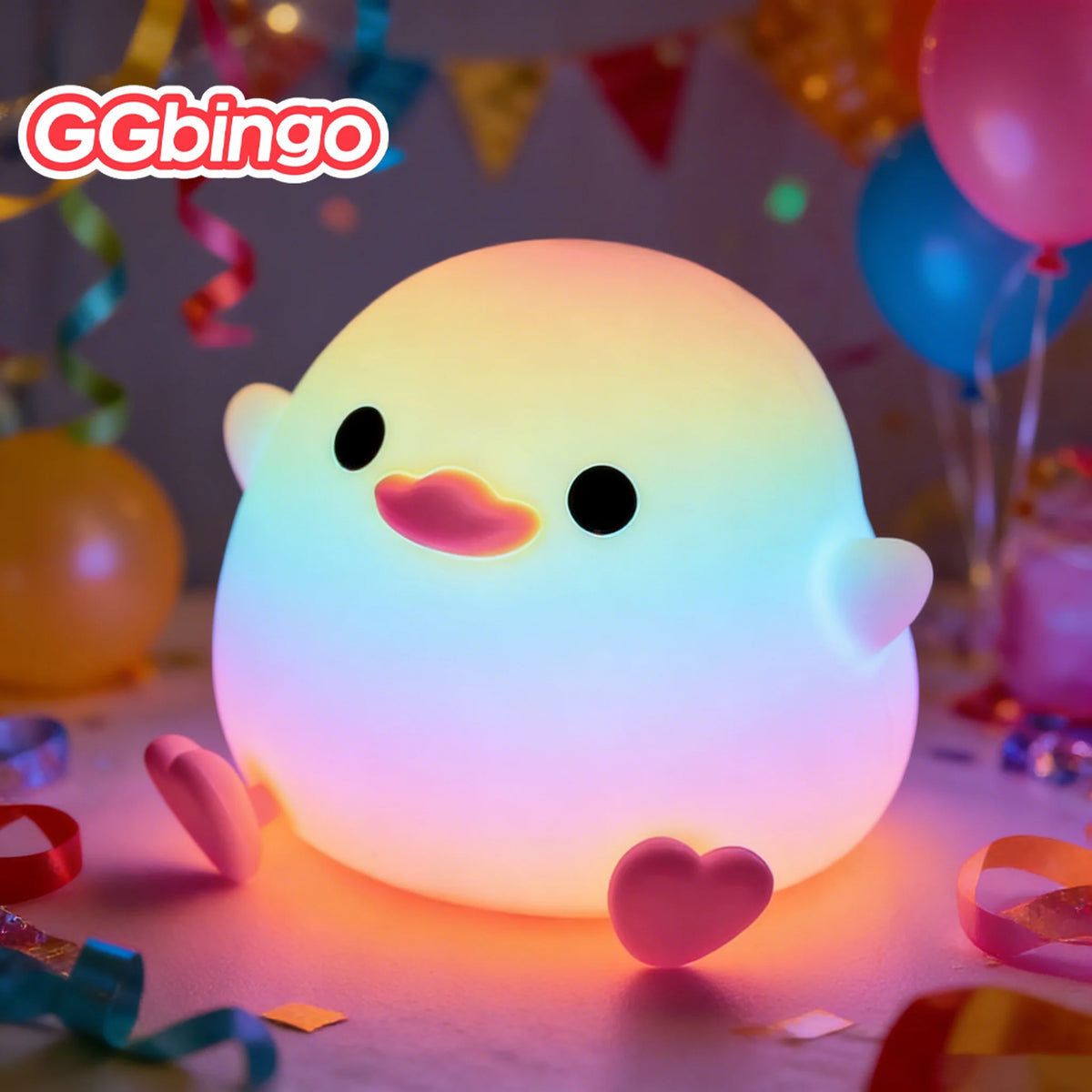 lampe nuit multicolore animée enfants oiseau ours champignon moderne rechargeable tactile