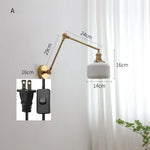 lampe murale moderne or blanc plissée cordon commande 29cm 16cm 24cm 14cm 30cm 17cm