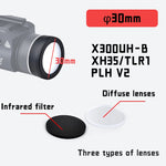 lentilles noires transparentes 30mm 28mm 26mm 25.4mm diffuse ir filter led chasse