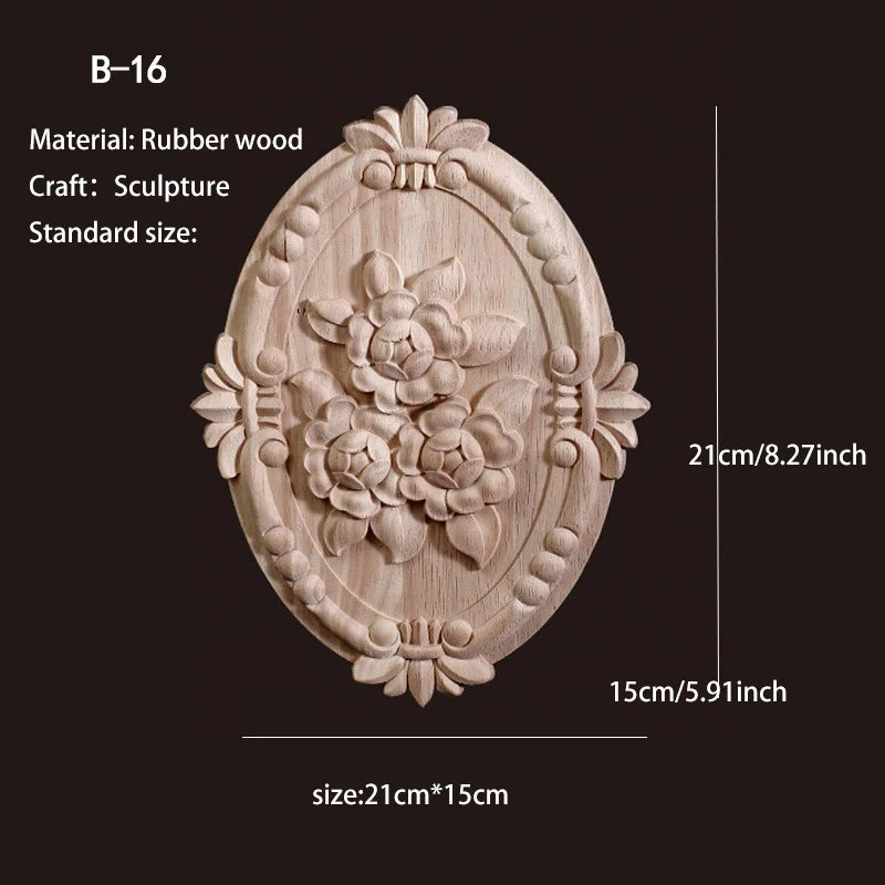 décoration murale bois sculpté floral classique baroque tableaux vintage
