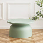table basse moderne petite taille couleur vert pastel rose gris jaune blanc opacité uni