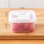 boîtes conservation alimentaires transparentes modernes poignées étiquettes fruits légumes viandes