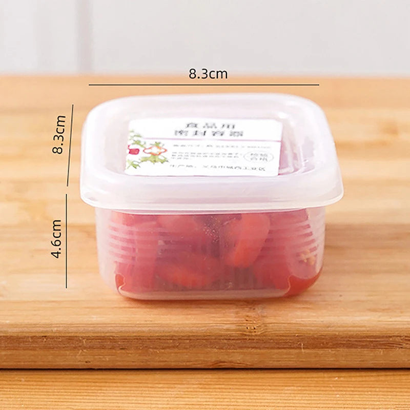 boîtes conservation alimentaires transparentes modernes poignées étiquettes fruits légumes viandes