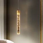 lampe suspendue moderne transparente dorées salon chambre 90 260V 2000 82000lm