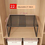 étagère rangement réglable métal noir blanc moderne vêtements salle bain chambre empilable ajustable