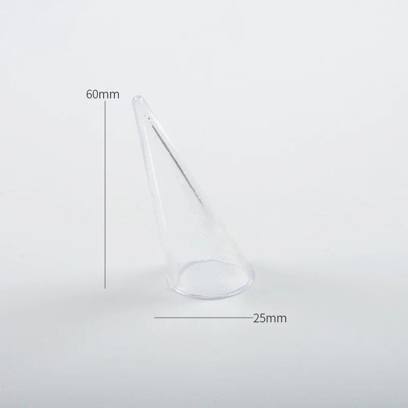 présentoir bagues triangle transparent blanc noir décoration strass commercial erotique portable