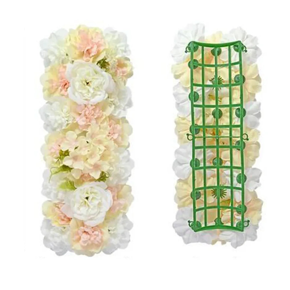 guirlande florale artificielle décoration maison blanc rose pâle vert clair clips romantiqueintérieur