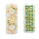 guirlande florale artificielle décoration maison blanc rose pâle vert clair clips romantiqueintérieur