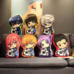 coussin anime personnages football ballons peluche lavable adulte oblong itoshi seishiro meguru