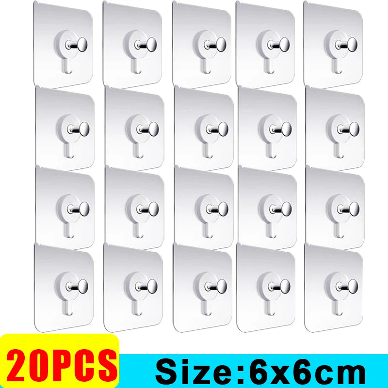 porte serviettes adhésif transparent moderne sans motif utilisation multiple sans perçage cuisine salle bain