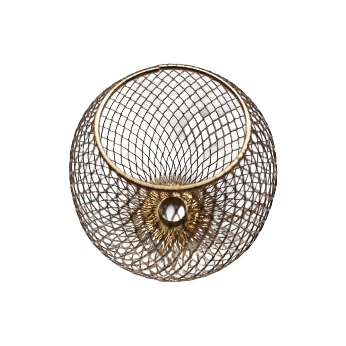abat jour ball clip on doré filetage métal opacité classique suspension