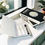 Faux livre décoratif pour table basse salon