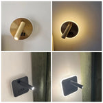 applique murale led moderne ports usb lampes lecture réglables chambre étude