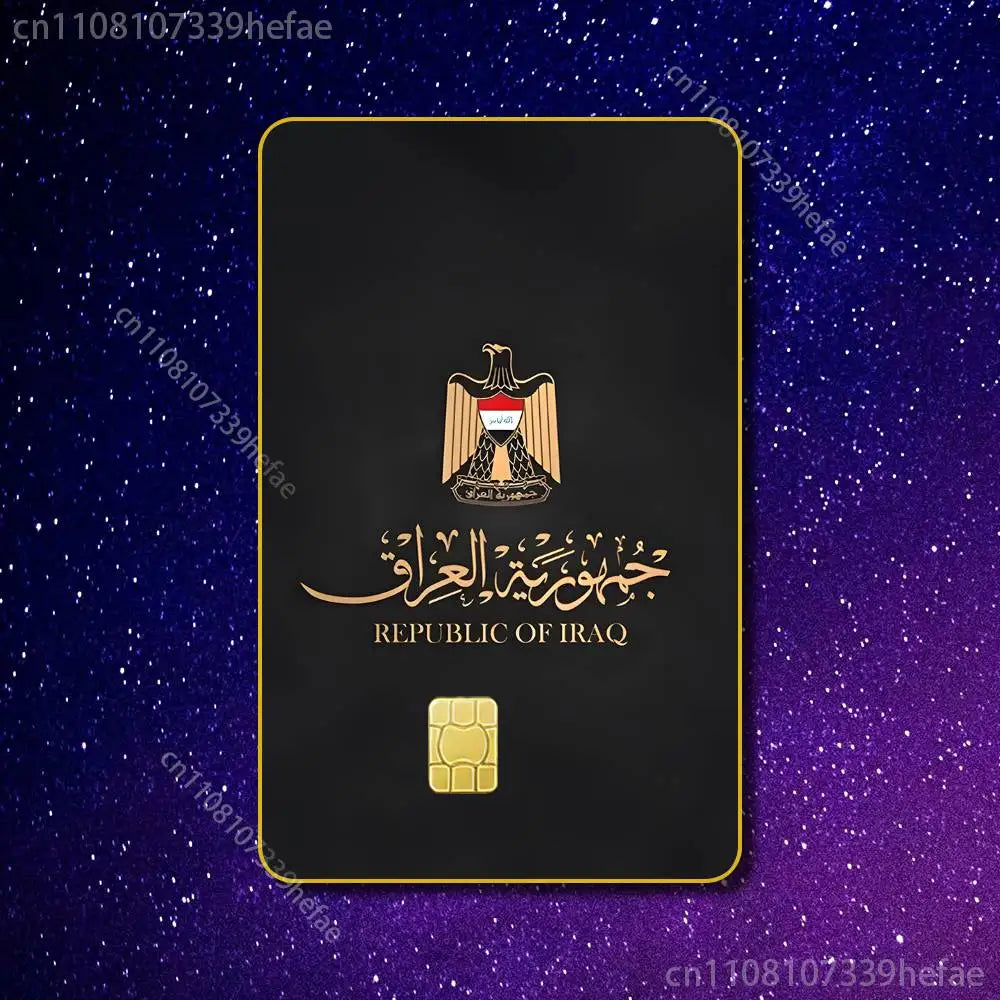autocollant drapeau irakien aigle blason texte arabe républicain irak magasin carte