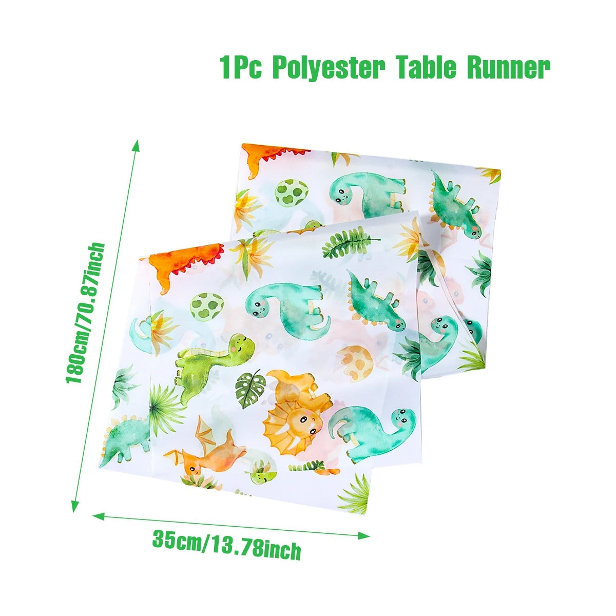 table table motif dinosaure feuilles tropicales décoration enfantine anniversaire fête révélation sexe aquarelle blanc
