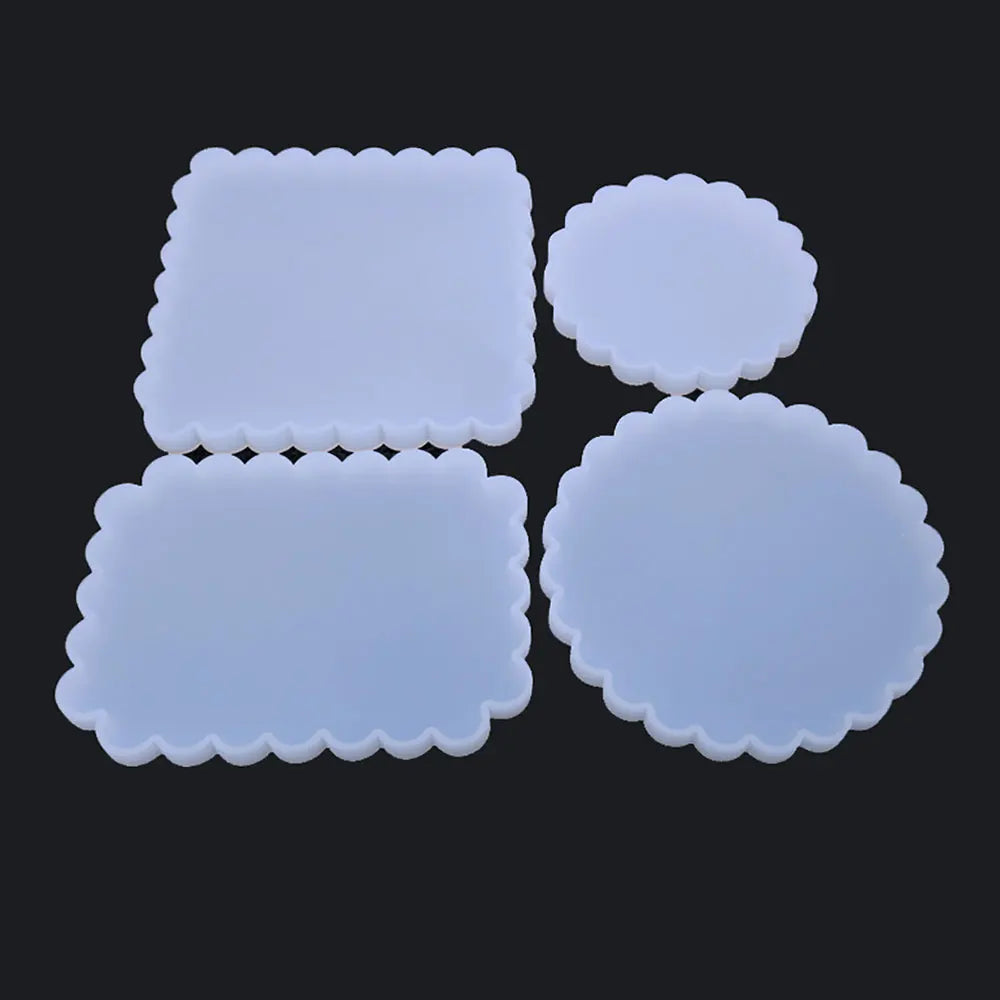 coasters silicone blanc bleu rose violet vert lisses modernes minimalistes