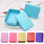 boîtes rangement métal boîte bijoux bleu clair blanc rose doré noir violet rouge minimaliste
