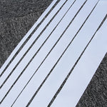 ruban polyester double face blanc largeur 9mm 16mm 20mm 25mm 38mm transfert chaleur bricolage