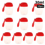 bouteille d'eau portable transparente moderne clip ensembles couleurs variées pratiques rechargeables
