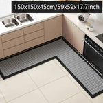 tapis sol intérieur gris moderne adhésif lavage main chambre cuisine salle bain grande taille