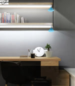 lampe mouvement pir rechargeable usb blanc moderne minimaliste adhésif indicateur charge capteur commutateur 10cm