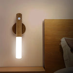 veilleuse led motion sensor lampe murale moderne blanc noir bois clair chambre entrée étude