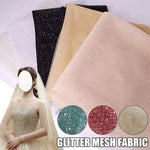 tulle pailleté blanc noir beige glamour translucide decoration couture bricolage 45x150cm
