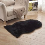 tapis blanc fourrure synthétique moderne polyester lavable vinyle sans BPA chambre maison